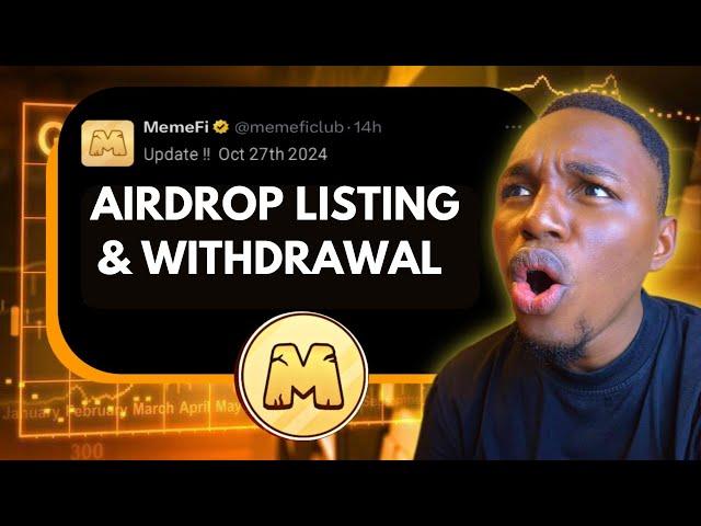 MemeFi Airdrop LATEST News: MemeFi Snapshot & Airdrop Checker || Listing Date & Airdrop Criterias