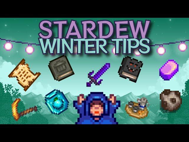 16 Winter Tips & Tricks for Stardew Valley! (1.6)