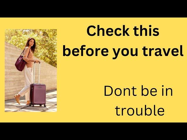 Check this before you travel in UAE