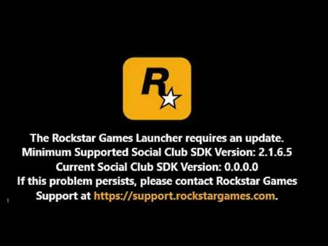 Rockstar error social club version 0.0.0 stopping GTA5 from opening