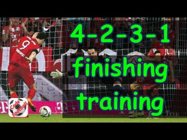 4-2-3-1 finishing training programme!