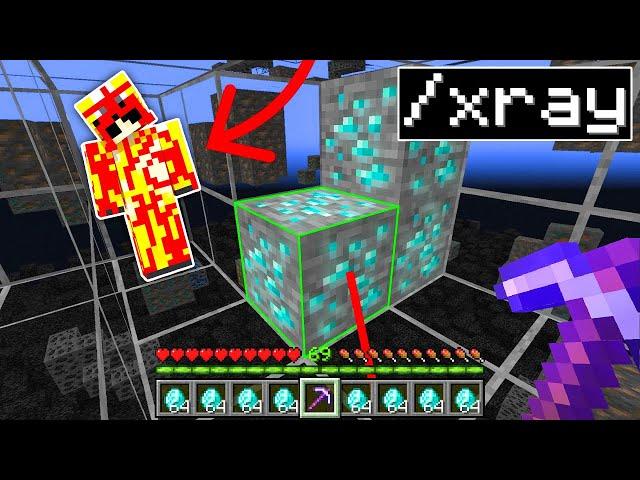 Minecraft'ta X-RAY Hilesi Kullanan SALAK Kardeşimi TROLLEDİM!