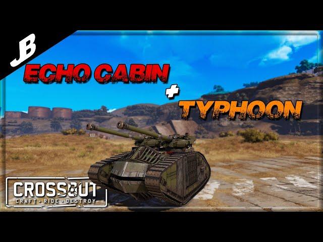 New ECHO cabin + Dual typhoon tank build - Crossout Gameplay