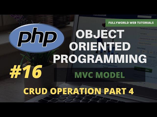#16 Simple CRUD Operation Using PDO and OOP PHP | Part 4:- Delete Operation