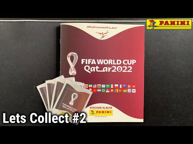 Let’s Complete #2 - Opening and Sticking In Panini World Cup Qatar 2022 Stickers!