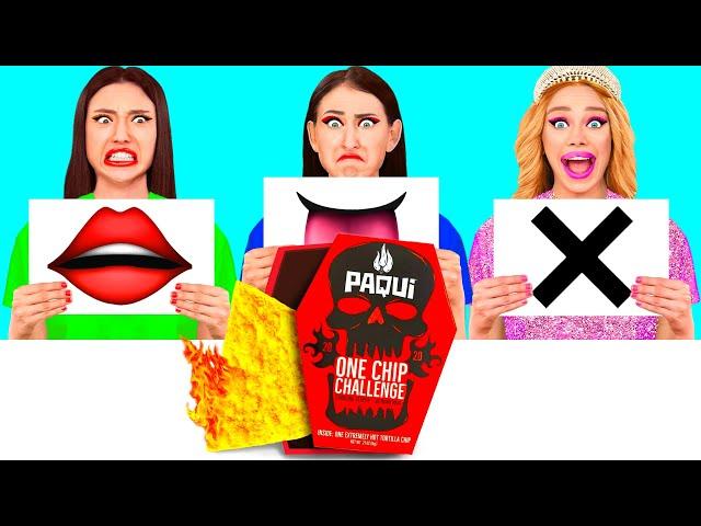 Bite, Lick or Nothing Challenge | Funny Kitchen Hacks by BaRaDa Challenge