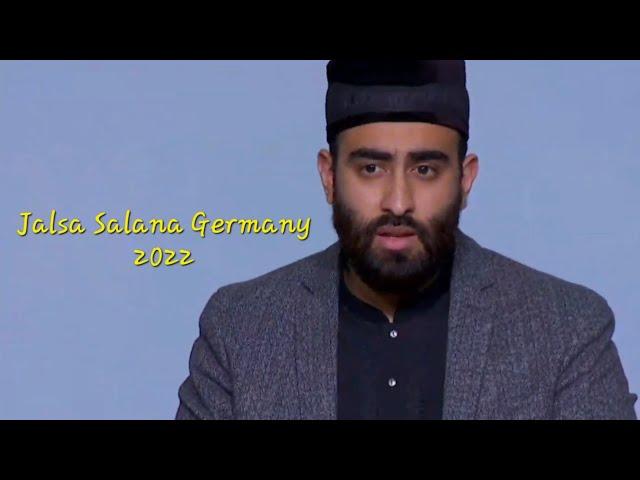 Rana Shiraz Ahmad - Jalsa Salana Germany 2022 - Urdu Nazm Nazam - Kyu Nahi Logo Tumhe Haq Ka Kehyal