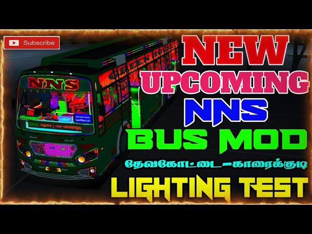 NEW UPCOMING NNS BUS LIGHTING TEST |BUS SIMULATOR INDONESIA |COMING SOON|VETRI FF GAMING AND|#vfg