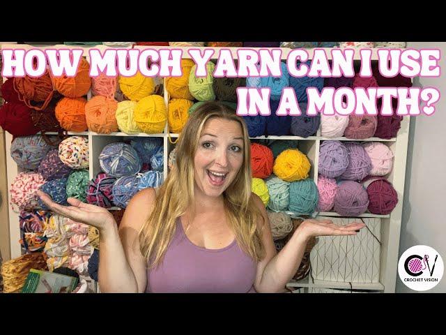 How Much Yarn Can I Use In a Month? June Edition!