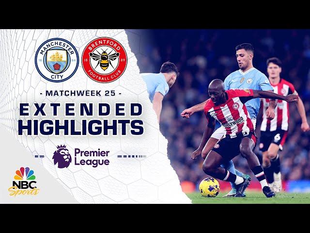 Manchester City v. Brentford | PREMIER LEAGUE HIGHLIGHTS | 2/20/2024 | NBC Sports