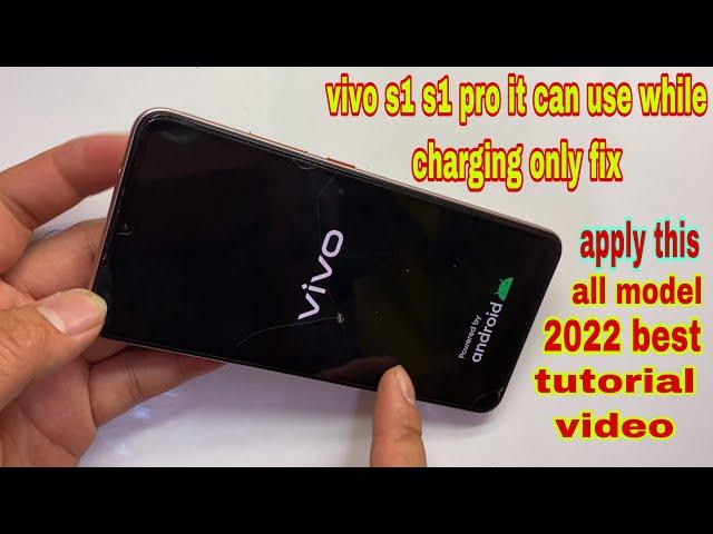 Vivo S1 S1 Pro Hang Logo Restart2x Only It Can Use While Plug On Charging  Fix 100% Ito Lng Gawin mo