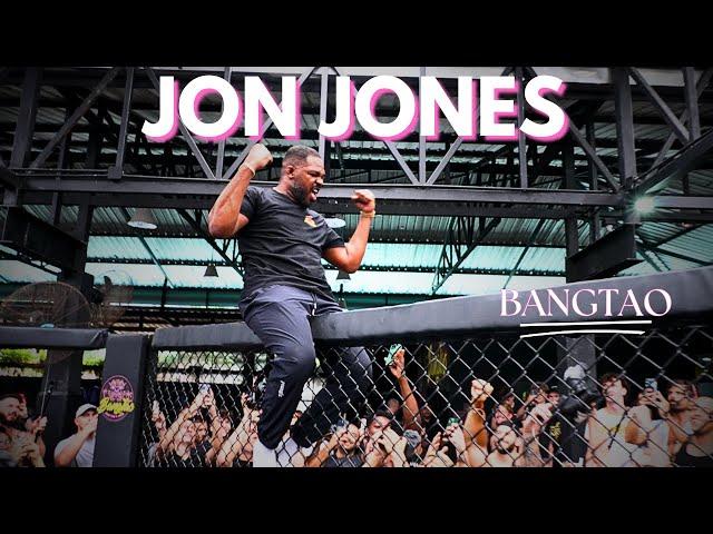 JON JONES visits Bangtao | Day 1 | Meet & Greet | Open Workout | Bangtao Muay Thai & MMA