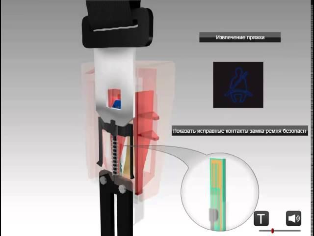 замок ремня безопасности