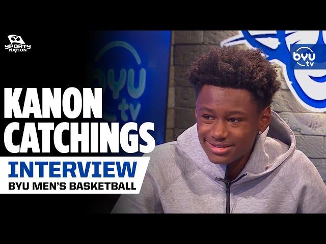 Kanon Catchings talks choosing BYU and preparing for Big 12 basketball