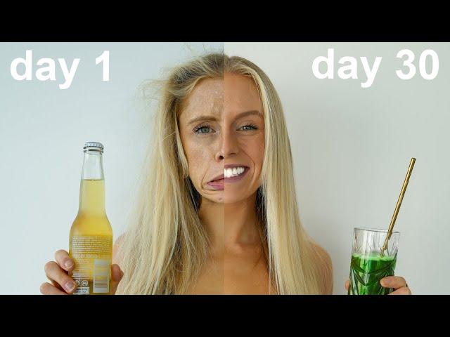 I Stopped drinking for 30 days *HOW MY BODY CHANGED*