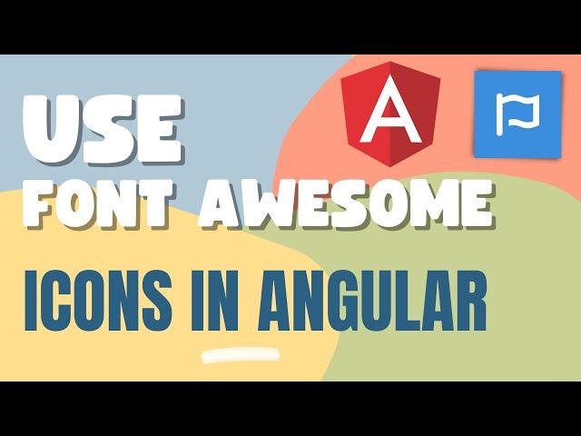 How to use font awesome icons in angular?