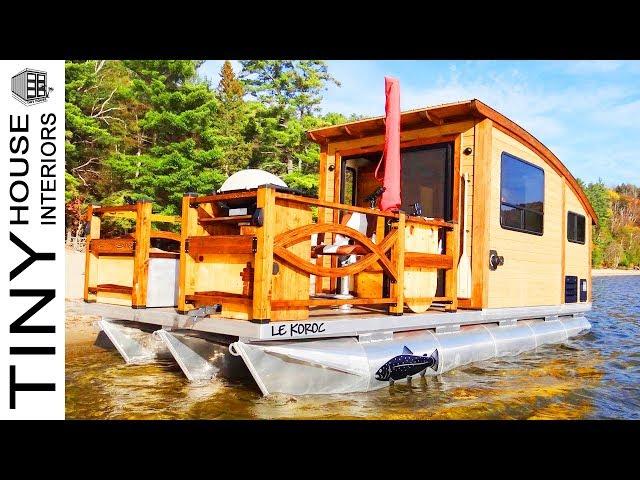 Le Koroc Tiny House Boat: The PERFECT Floating Tiny Home