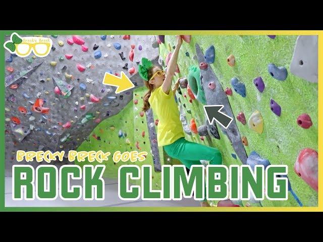 Rock Climbing with Brecky Breck | Videos for Toddlers