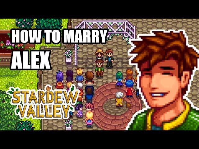 How to Marry Alex (in just 54 days) - Stardew Valley