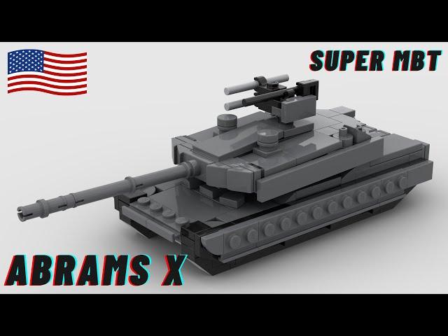 Lego Abrams X Main Battle Tank Tutorial