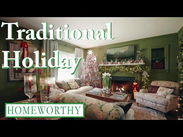 CHRISTMAS HOME TOURS | Traditional Holiday Interior Design