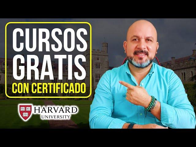 Los Mejores CURSOS GRATIS ONLINE con CERTIFICADO de Harvard, MIT… (100% EN ESPAÑOL)