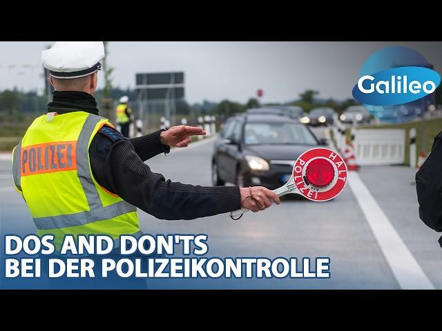 Muss ich nach Aufforderung sofort stehen bleiben? - Dos and Don'ts bei der Polizeikontrolle