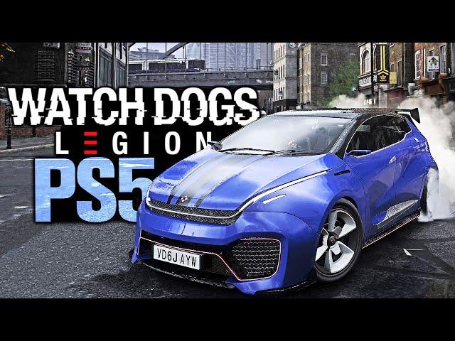 Watch Dogs Legion on PS5 (vs PS4 Pro 4K)