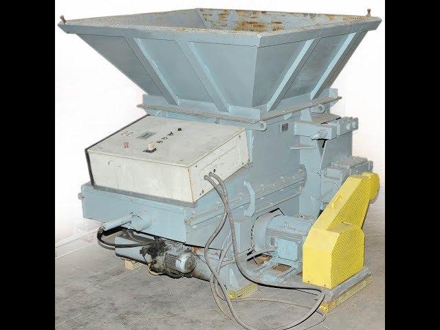 SOLD! Vecoplan RG42/30k 30HP Retech Grinder/Shredder Rotary/Hydraulic Single Shaft