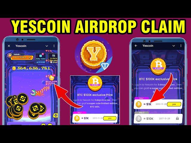 Yescoin Airdrop Claim And Withdraw | Yescoin Airdrop Listing Date | Yescoin Claim Airdrop