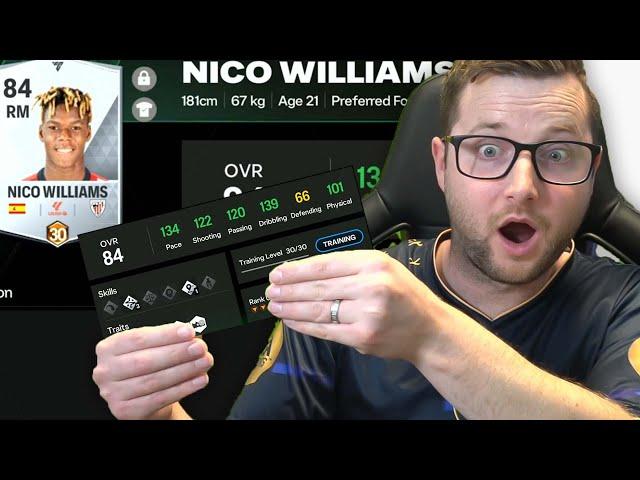 We Maxed Out a Silver Nico Williams Card and He is the Best Budget Card in FC Mobile! 130 Pace!