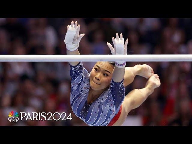 Suni Lee SHINES in Day 2 of Gymnastics Trials to punch her ticket to Paris Olympics | NBC Sports