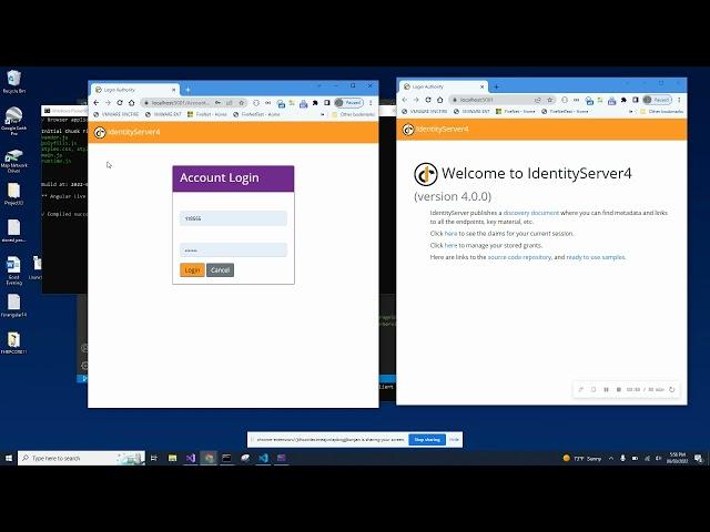 Authentication - Using Angular 14 to perform OAuth Authentication with Identity Server 4