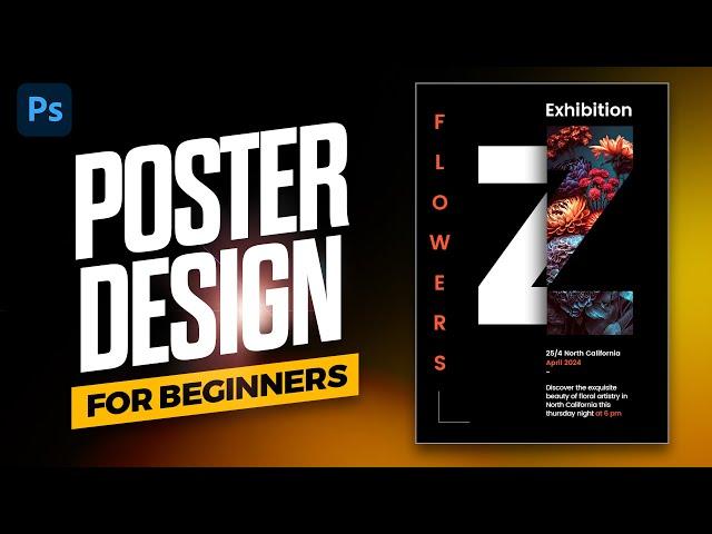 Poster Design Photoshop Tutorial for Beginners !!