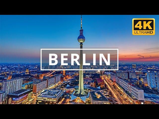 Berlin, Germany  | 4K Drone Footage (With Subtitles)