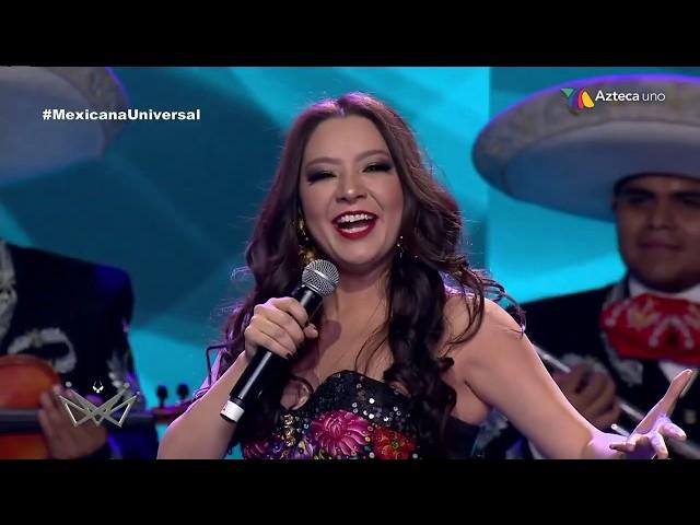 NADIA CANTA POPURRI MEXICANO- EN LA GALA DE MEXICANA UNIVERSAL 190609