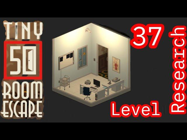 50 Tiny Room Escape 37 Research Walkthrough