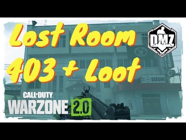 Lost Room 403 Key Location with Loot - DMZ Warzone 2.0