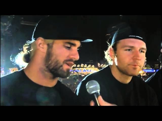 Man interviews The Shield, Seth Rollins interrupts unhappy Dean Ambrose