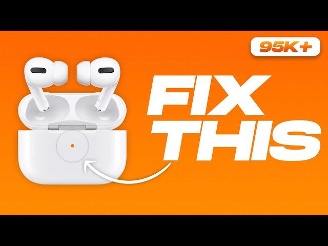 How to Fix AirPods Flashing Orange Light in 2023