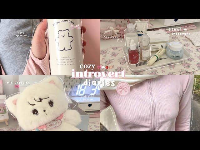 life of an introvert 𐙚₊˚ aesthetic diaries unboxing | skincare | makeup | cozy routine