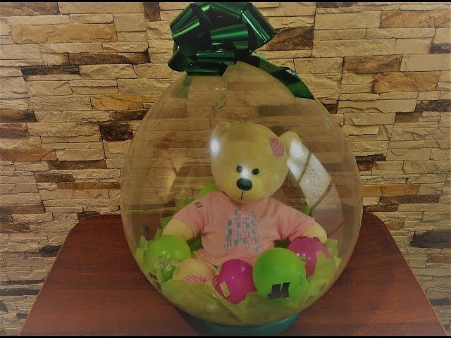 Как упаковать подарок в шар , шар сюрприз/surprise ball how to package the gift in a balloon