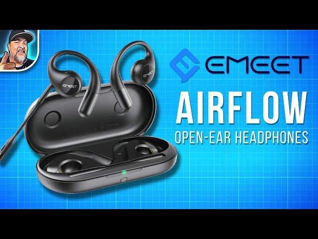 EMEET AirFlow Open-Ear Headphones Unboxing, Test and Review