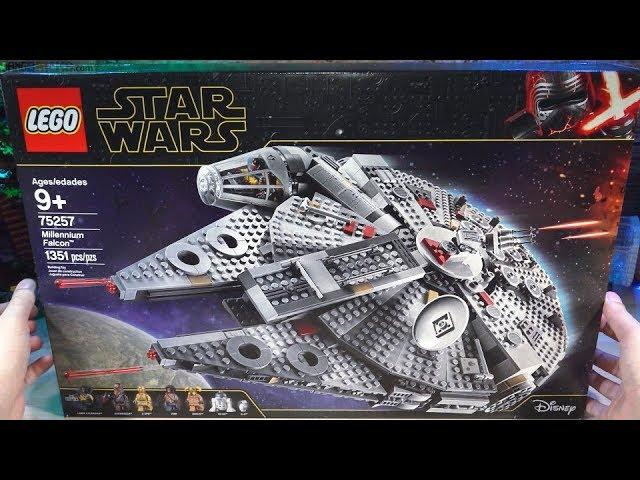 Pure build: LEGO Star Wars Millennium Falcon 75257 in real time ASMR