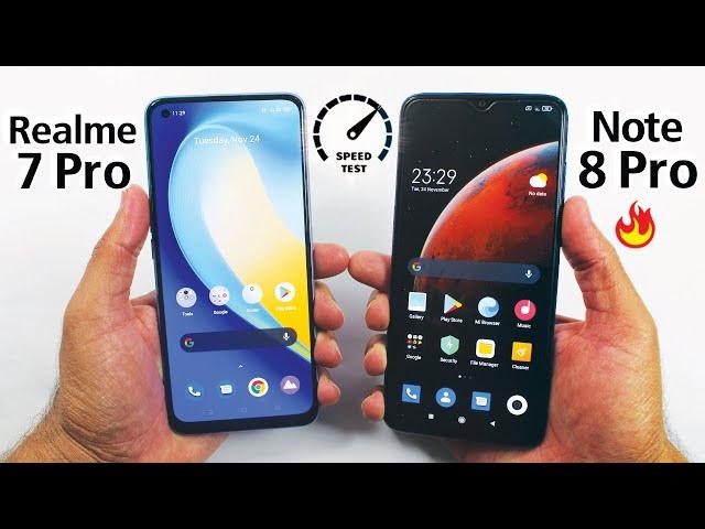 Realme 7 Pro vs Redmi Note 8 Pro - Speed Test & Comparison *SHOCKING*