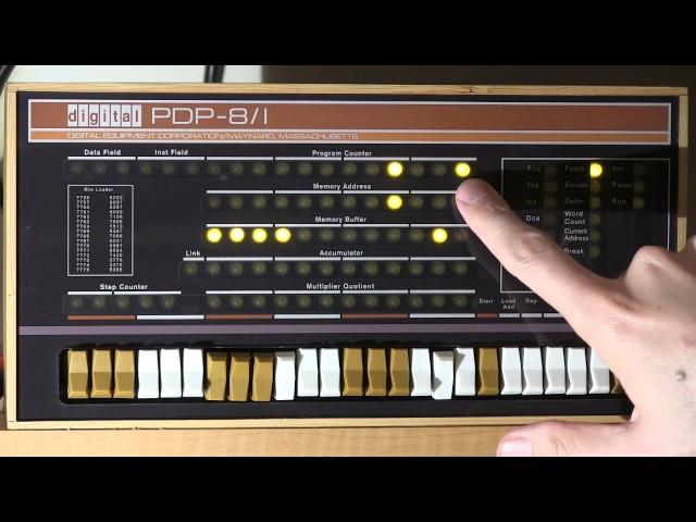 PiDP-8 tour and demo