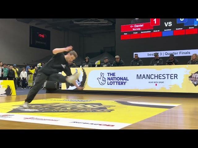 DANIEL VS LAGAET | TOP 8 BBOY | WDSF EUROPEAN BREAKING CHAMPIONSHIPS 2022 MANCHESTER