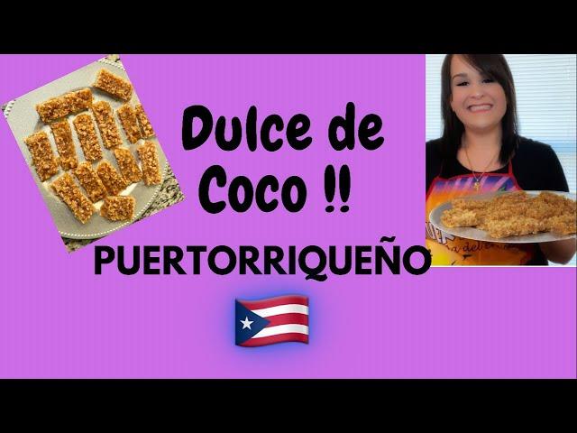 Dulce de Coco Puertorriqueño 