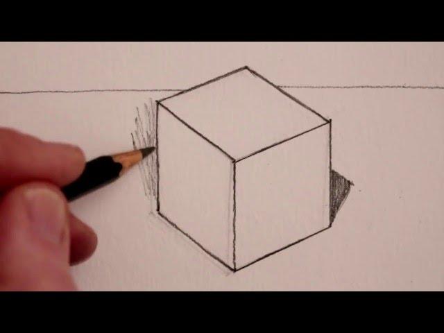 How to Draw a Cube: Step by Step