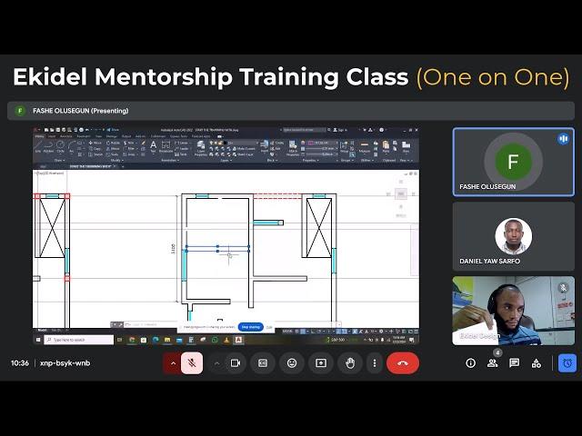 Preview of Ekidel Mentorship Training Class Session with Engineer Daniel.